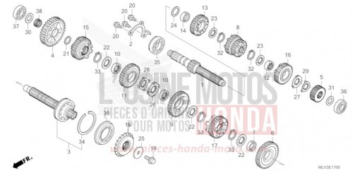 BOITE DE VITESSES CB1000ST de 2026